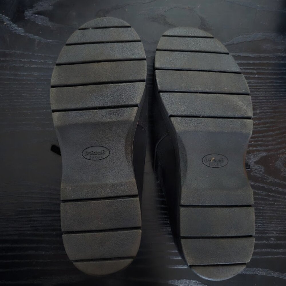 Dr Scholls sz 8.5 Nice Day Now Slip On Black Shoe with side zip closure accent - Picture 4 of 8